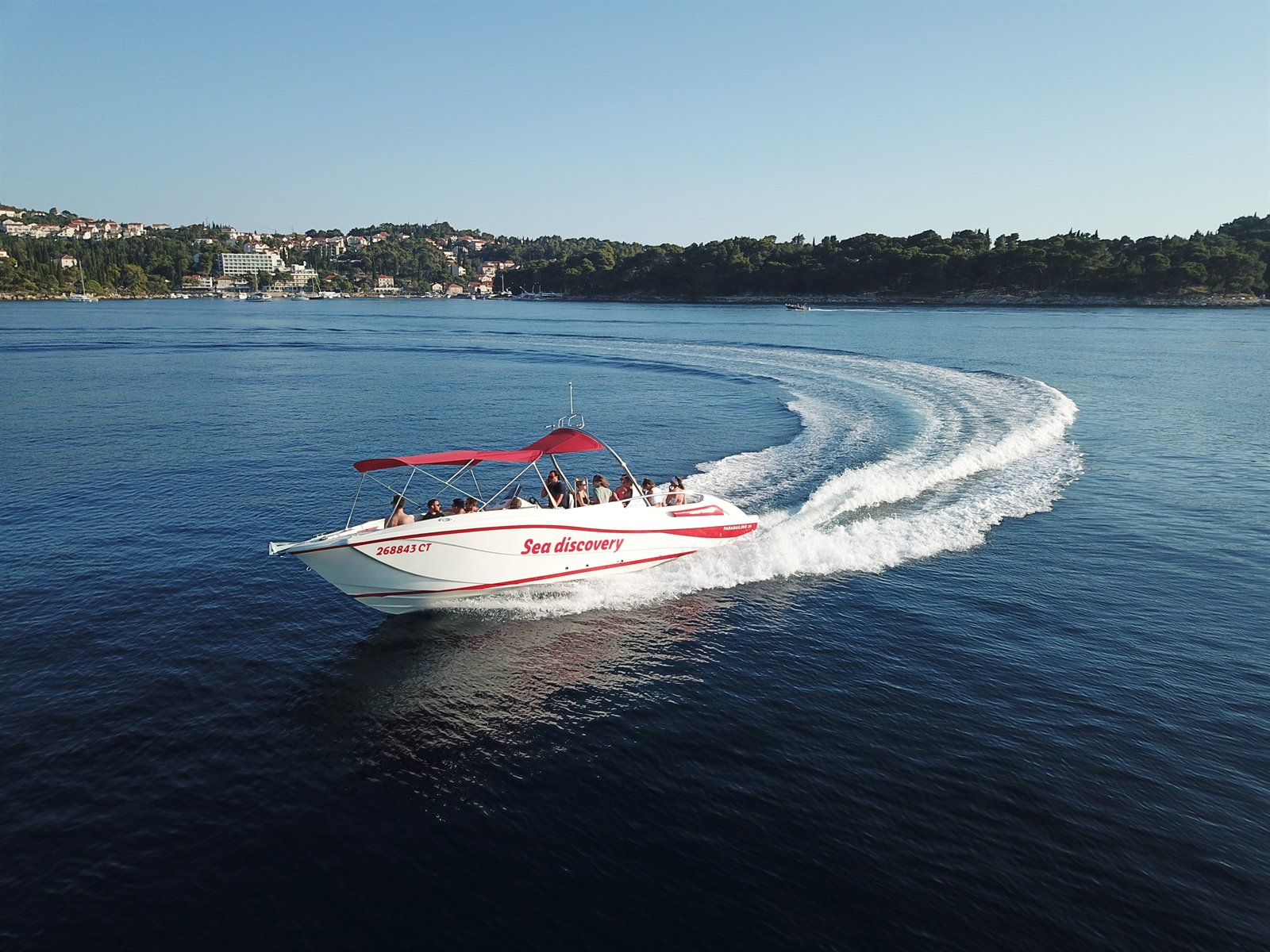 Marcan Parasailing 34 moored in Cavtat